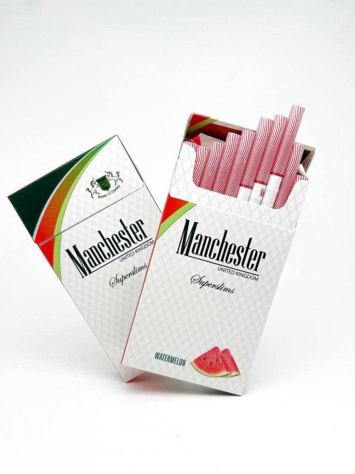 Сигареты Manchester Watermelon Superslims Сигареты Manchester Watermelon Superslims