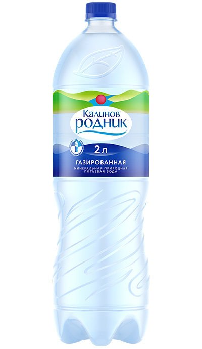 Вода питьевая Калинов Родник газированная 2 л оптом 