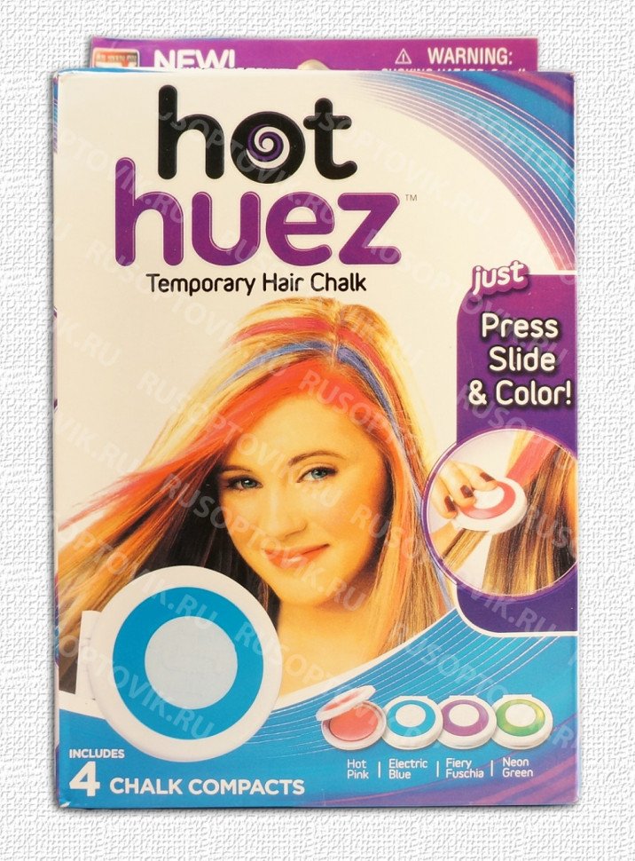 Волшебные мелки для волос Hot Huez оптом Волшебные мелки для волос Hot Huez оптом