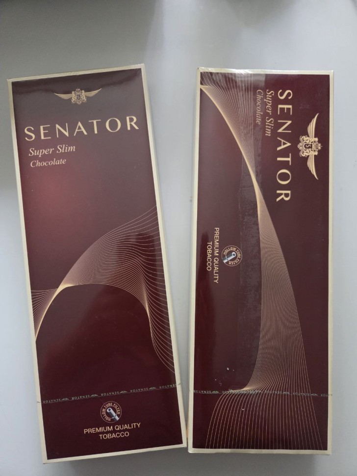 Сигареты Senator Super Slim Chocolate Сигареты Senator Super Slim Chocolate