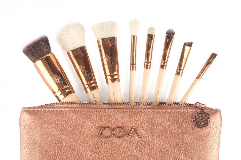 Профессиональный набор кистей ZOEVA Rose Golden Luxury Set Vol.2 8 шт. оптом 