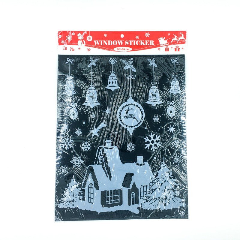 Новогодние наклейки на стекло Window Sticker оптом 