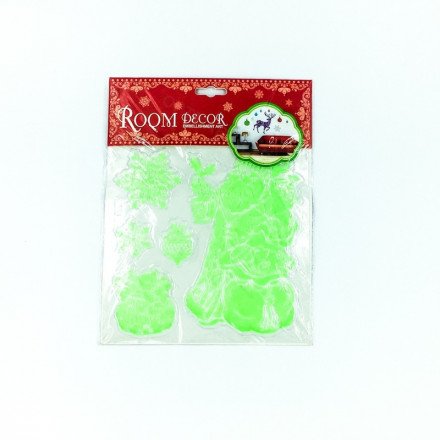 Новогодние наклейки на стекло Room Decor оптом 