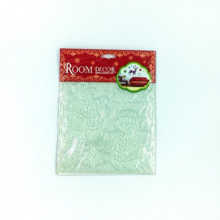 Новогодние наклейки на стекло Room Decor оптом 