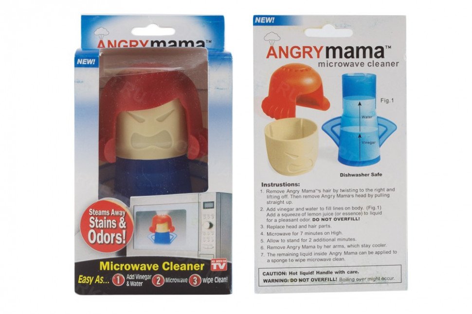 Очиститель микроволновки Angry Mama (Злая Мама) оптом Очиститель микроволновки Angry Mama (Злая Мама) оптом