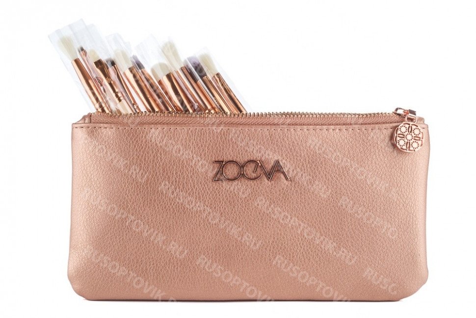 Профессиональный набор кистей ZOEVA Rose Golden Complete Eye Set Vol.2 12шт оптом 