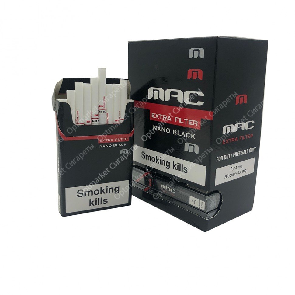 Сигареты MAC Nano Black Extra Filter оптом Сигареты MAC Nano Black Extra Filter оптом