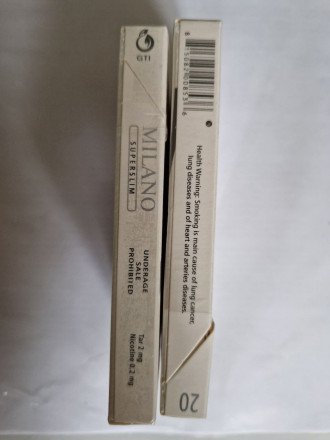 Сигареты MILANO Silver SuperSlims оптом 