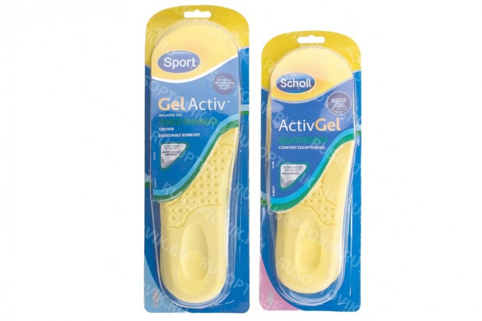 Cтельки для обуви Scholl Gel Activ оптом Cтельки для обуви Scholl Gel Activ оптом