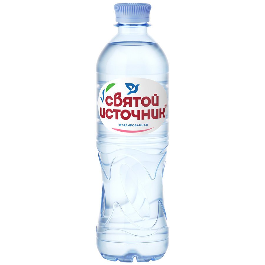 Вода Святой Источник питьевая негазированная 0,5 Л оптом Вода Святой Источник питьевая негазированная 0,5 Л оптом