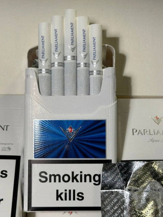 Сигареты Parliament DUTY FREE Aqua Blue  