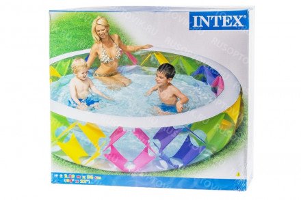 Надувной детский бассейн "Summer Swimming Adult Pool" 229х56см Intex оптом 