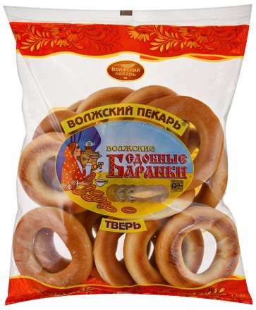 Баранки сдобные Волжский пекарь 500 г оптом 