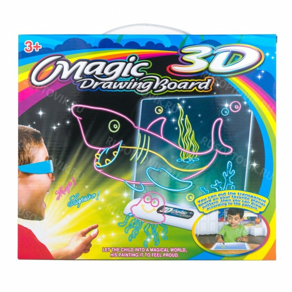 Магическая 3D-доска для рисования "Magic 3D Board Океан" оптом 