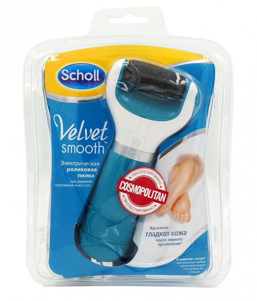 Электрическая роликовая пилка для стоп Scholl Velvet Smooth с USB оптом Электрическая роликовая пилка для стоп Scholl Velvet Smooth с USB оптом