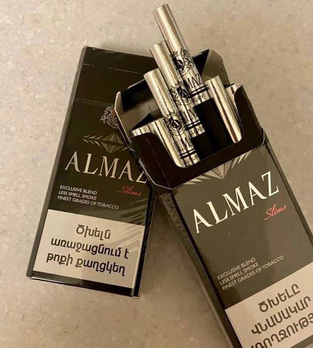 Сигареты Almaz Slims 100mm  