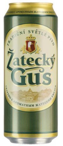 Пиво светлое Zatecky Gus в банке 4,6% 1л оптом 