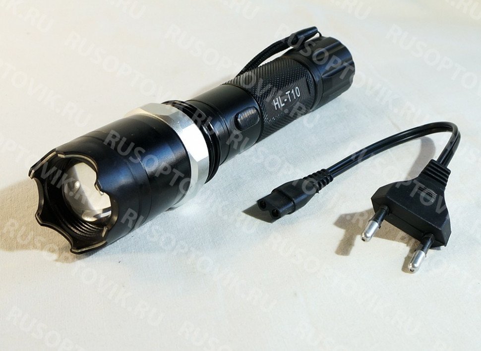 Фонарь-электрошокер Police T10 оптом Фонарь-электрошокер Police T10 оптом