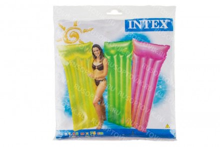 Надувной пляжный матрас "Neon" 183х76см Intex оптом 
