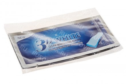 Отбеливающие полоски для зубов 3D White Teeth Whitening Stripes оптом 