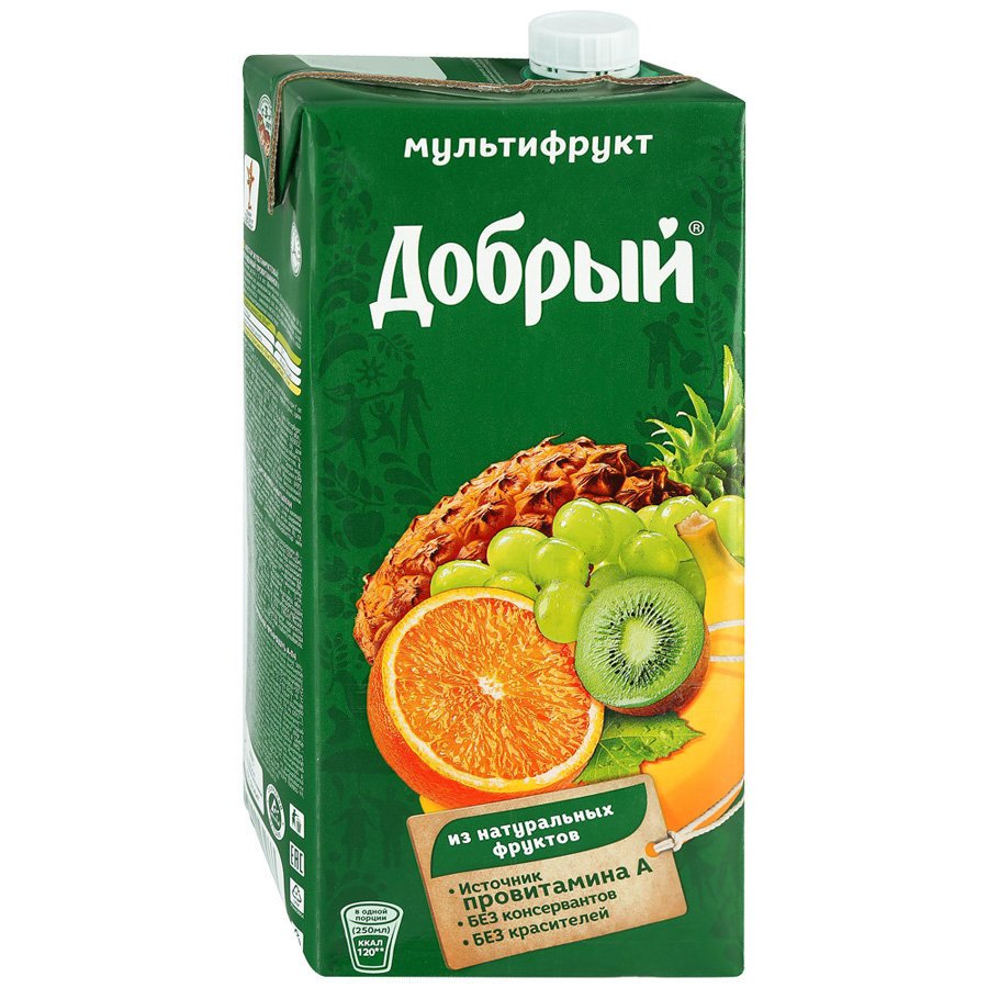 Нектар Добрый Мультифрут 2 л оптом Нектар Добрый Мультифрут 2 л оптом