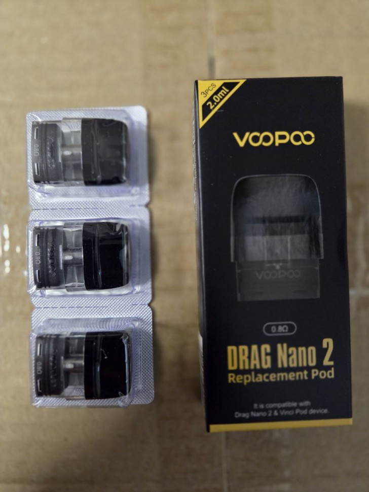 Картридж VOOPOO Drag Nano 2 0.8om Картридж VOOPOO Drag Nano 2 0.8om