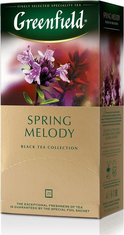 Черный чай Greenfield Spring Melody 25 пак оптом 