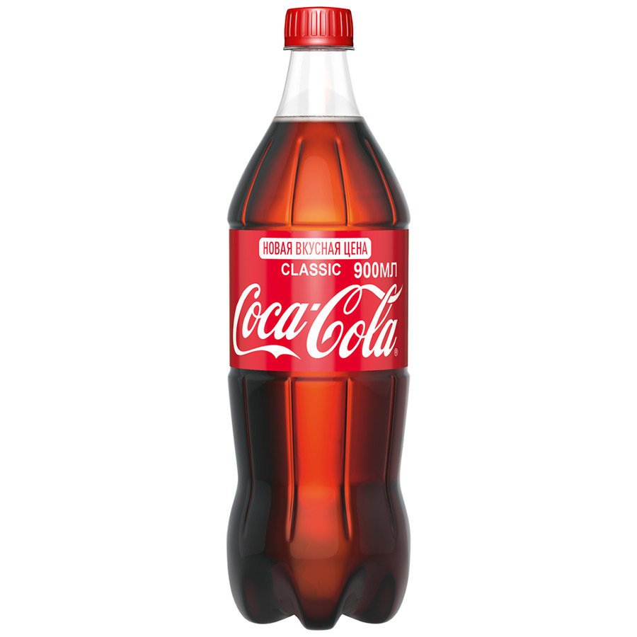 Газированный напиток Coca-Cola 0,9 л Газированный напиток Coca-Cola 0,9 л