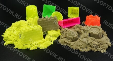 Кинетический живой песок Royal Play Sand KIt (600 г.) оптом 