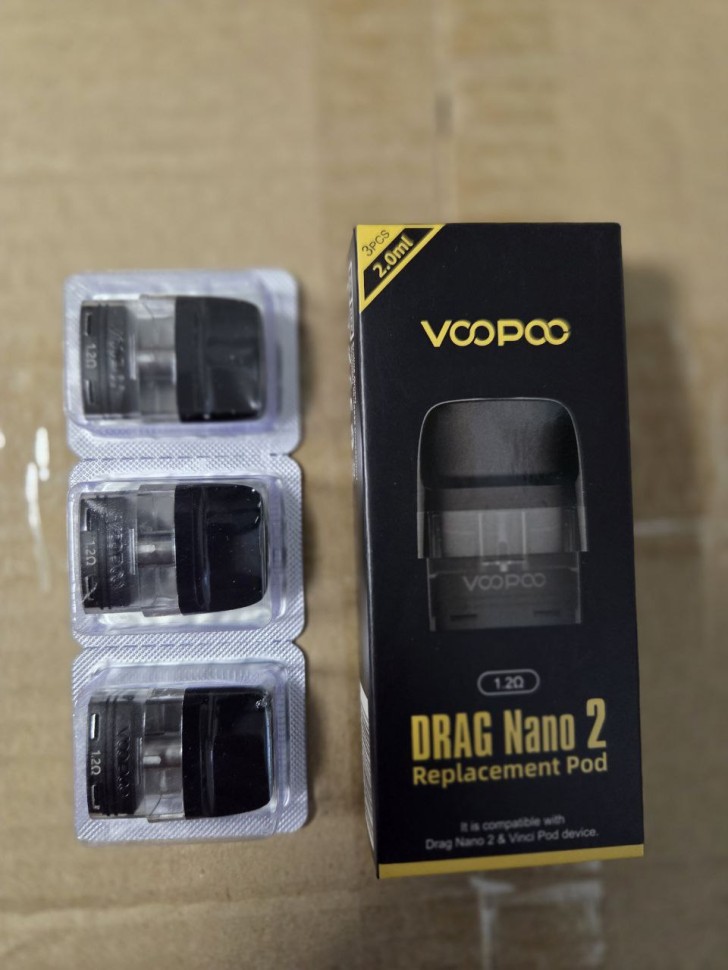 Картридж VOOPOO Drag Nano 2 1.2om Картридж VOOPOO Drag Nano 2 1.2om