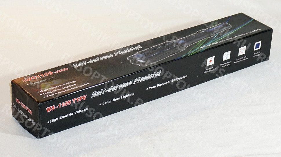 Фонарь-электрошокер dWS1109-380zd оптом 