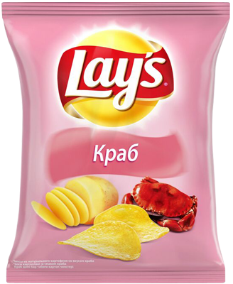 Чипсы Lays Краб 80г оптом 