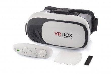 Очки виртуальной реальности VR BOX 2.0 качество  "А"  с пультом оптом 
