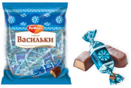 Конфеты Васильки 250г оптом 