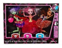 Набор из трех кукол Magic Girl "Monser Elves" оптом