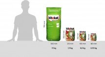 Корм сухой для кошек "Kitekat", мясной пир, 350 г