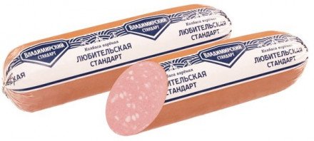 Колбаса вареная Любительская стандарт Владимирский стандарт 1кг оптом 