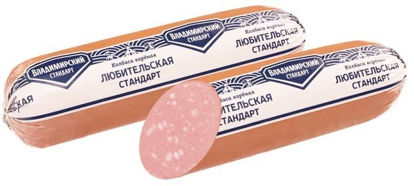 Колбаса вареная Любительская стандарт Владимирский стандарт 1кг оптом Колбаса вареная Любительская стандарт Владимирский стандарт 1кг оптом