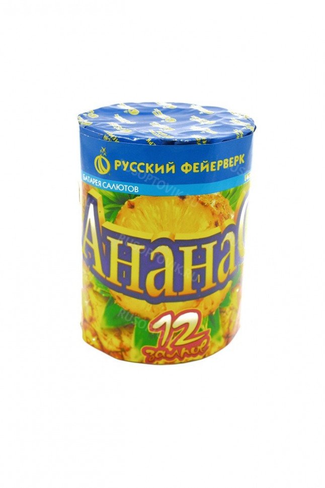 Батарея салютов "Ананас" 12 залпов P7010 оптом Батарея салютов "Ананас" 12 залпов P7010 оптом