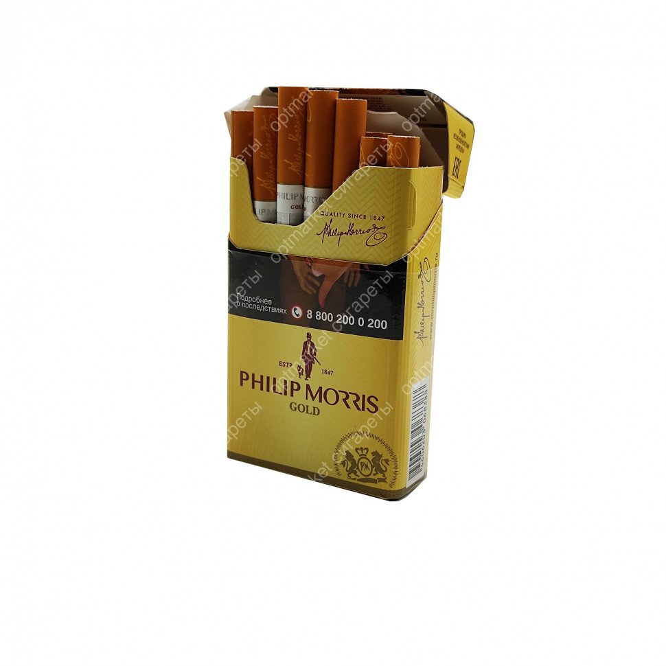 Сигареты PHILIP MORRIS Gold оптом 