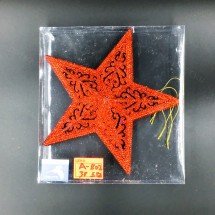Игрушка ёлочная "Звезда" 25 х 25 х 4 см оптом
