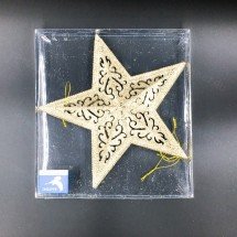 Игрушка ёлочная "Звезда" 25 х 25 х 4 см оптом
