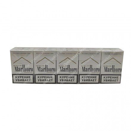Сигареты Marlboro Gold квадратная пачка (АКЦИЗ) оптом 