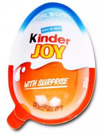 Шоколад молочный Kinder Joy для мальчиков 20г оптом 