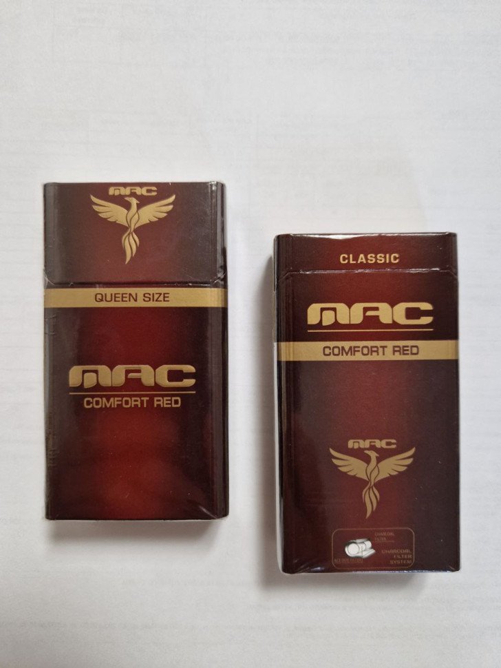 Сигареты MAC COMFORT Red (Калининград оригинал) Сигареты MAC COMFORT Red (Калининград оригинал)