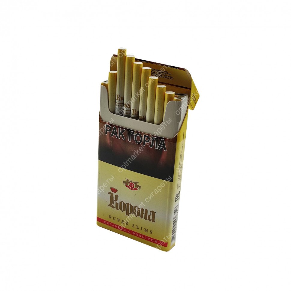 Корона Super Slims желтая (ОРИГИНАЛ) оптом 