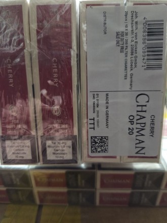 Сигареты Chapman Cherry Germany original King Size оптом 