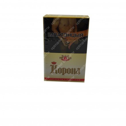 Сигареты Корона Желтая  (акциз дубль) оптом 