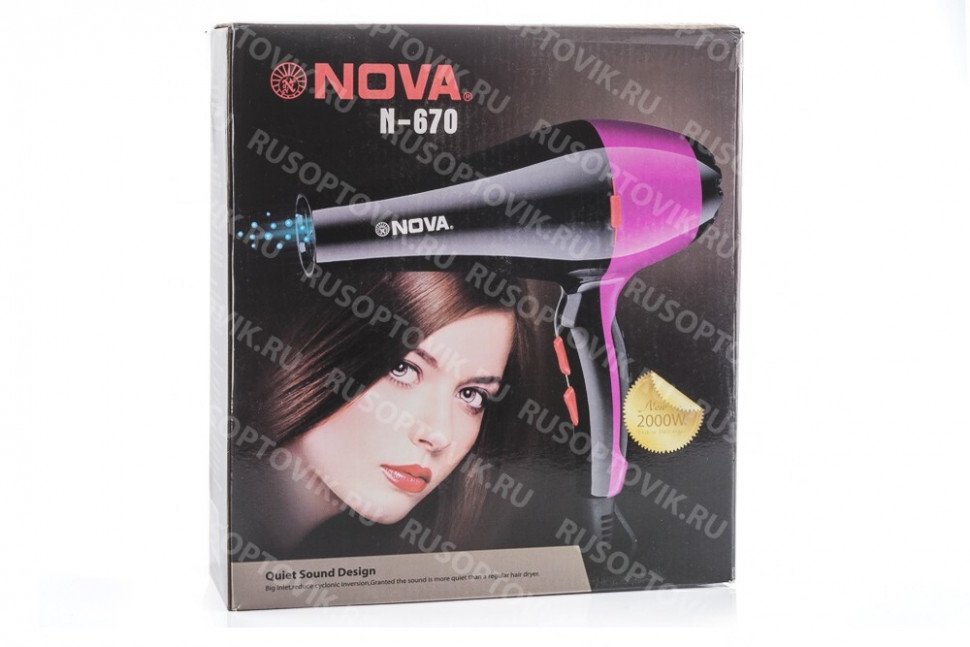 Фен для волос Nova N-670 2000W оптом 