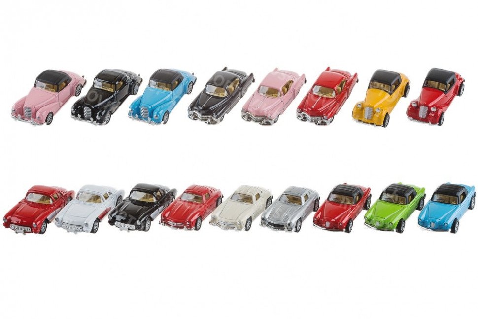 Машинки Vintage Car 1:60 (24 штук) оптом 